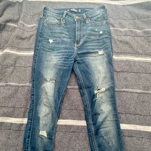 Hollister ripped jeans